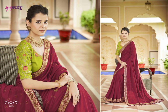 Kf Avsar 1 New Designer Fancy Festive Wear Embroidered Designer Saree Collection